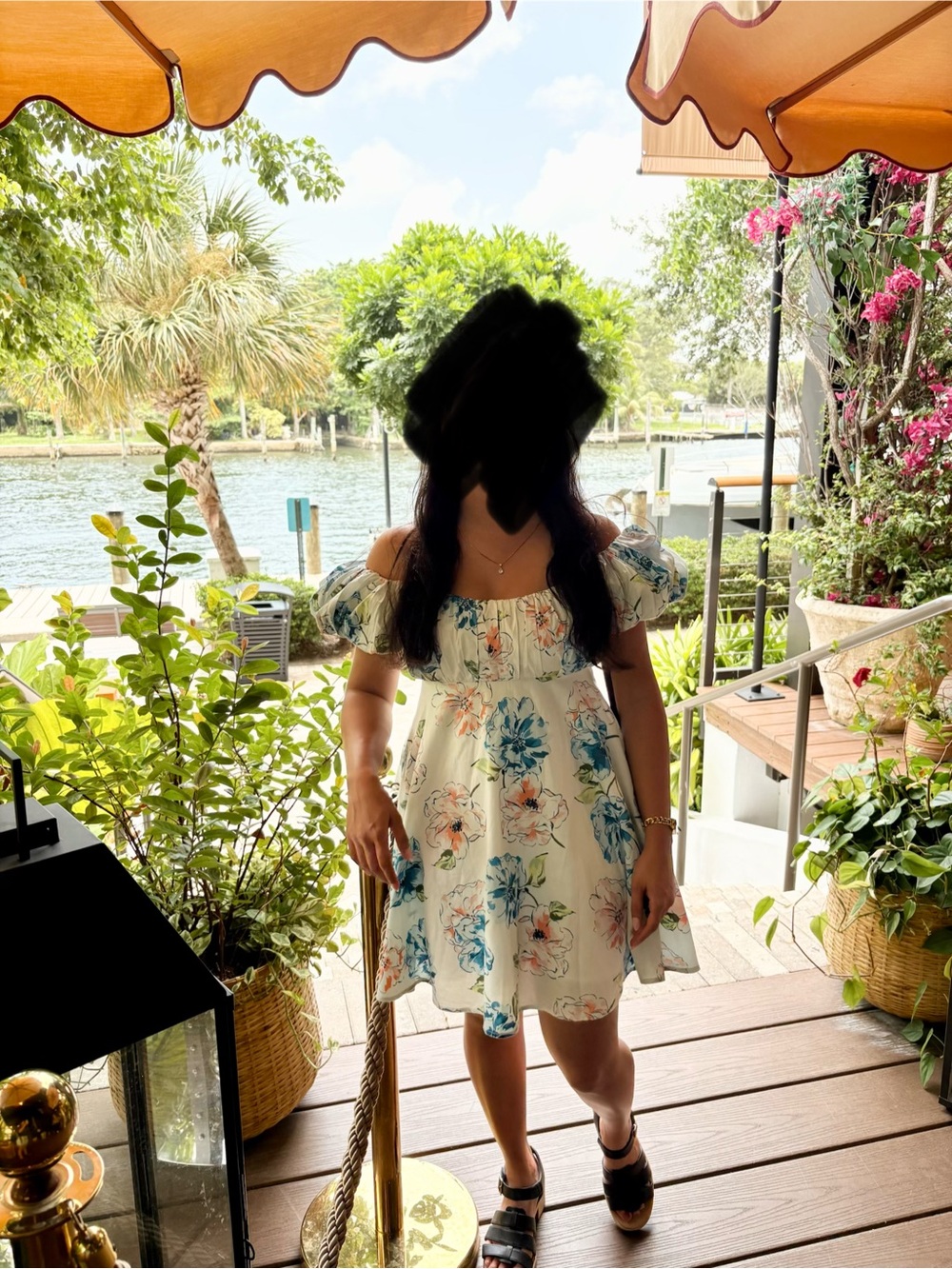 Floral Off-Shoulder Sundress